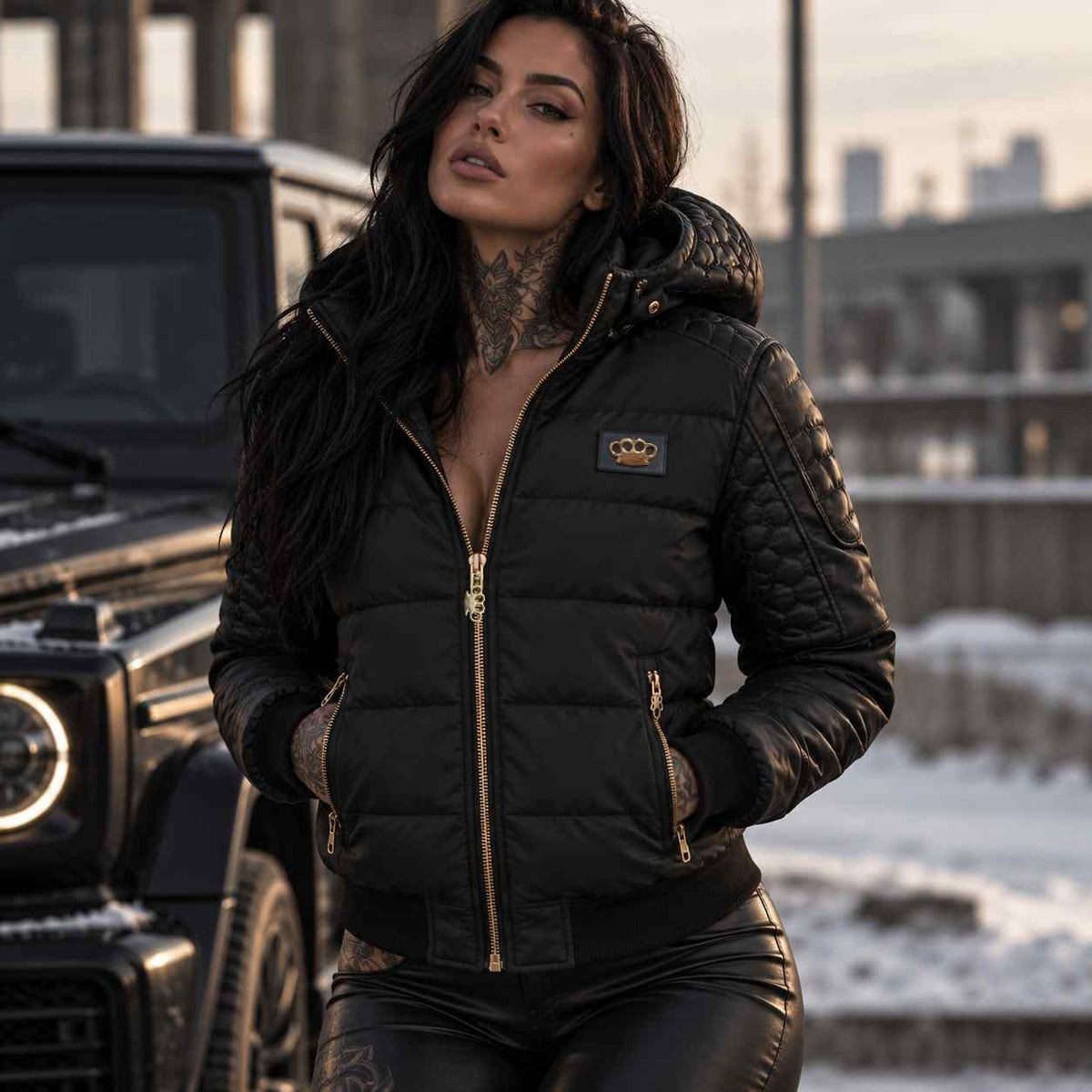 Chaqueta de invierno Tattooguns - mujer