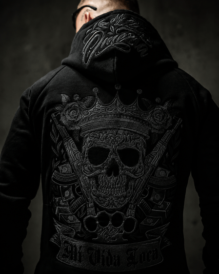 Sudadera con capucha MVL «Dark AK King»