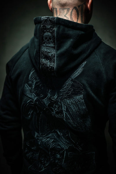 Sudadera con capucha MVL "Ángel oscuro"