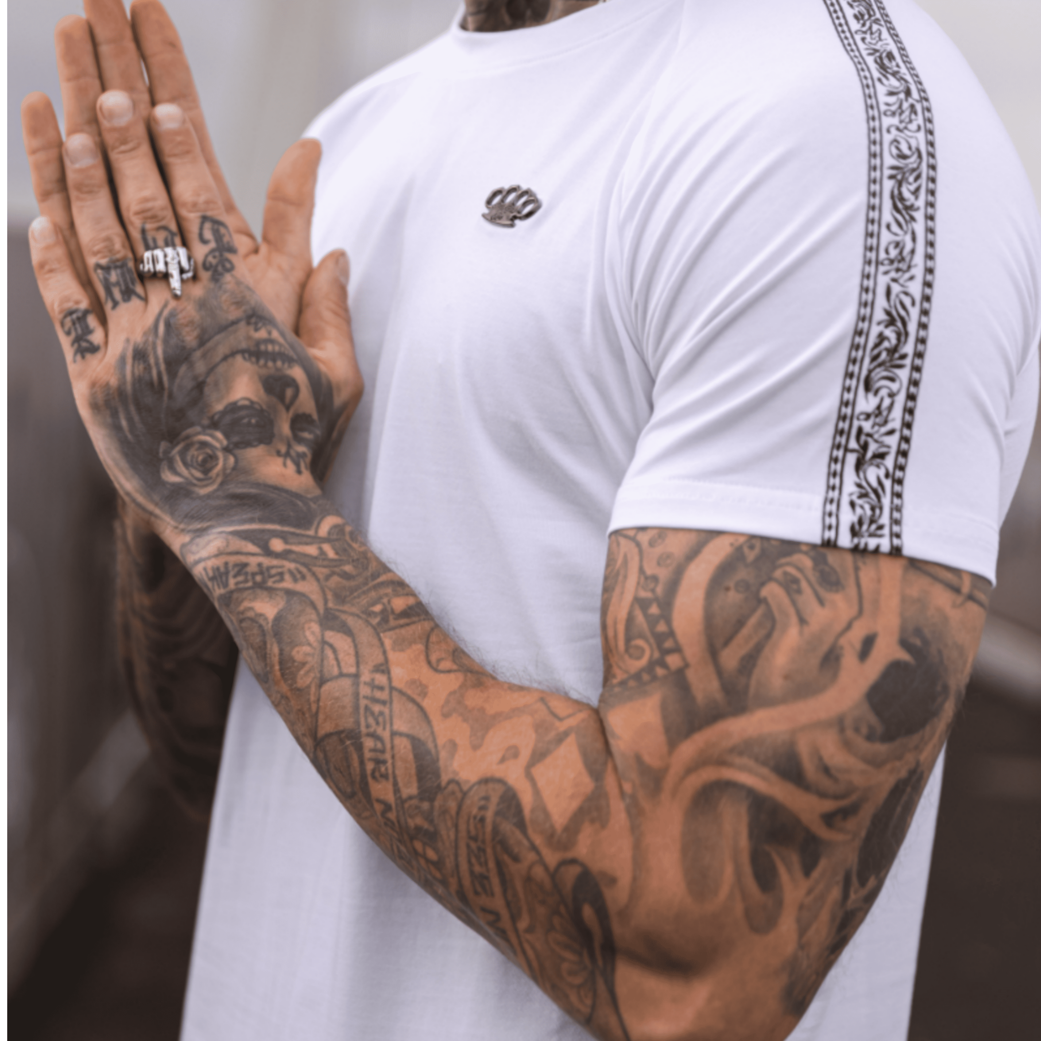 MVL Meander T-Shirt - weiß