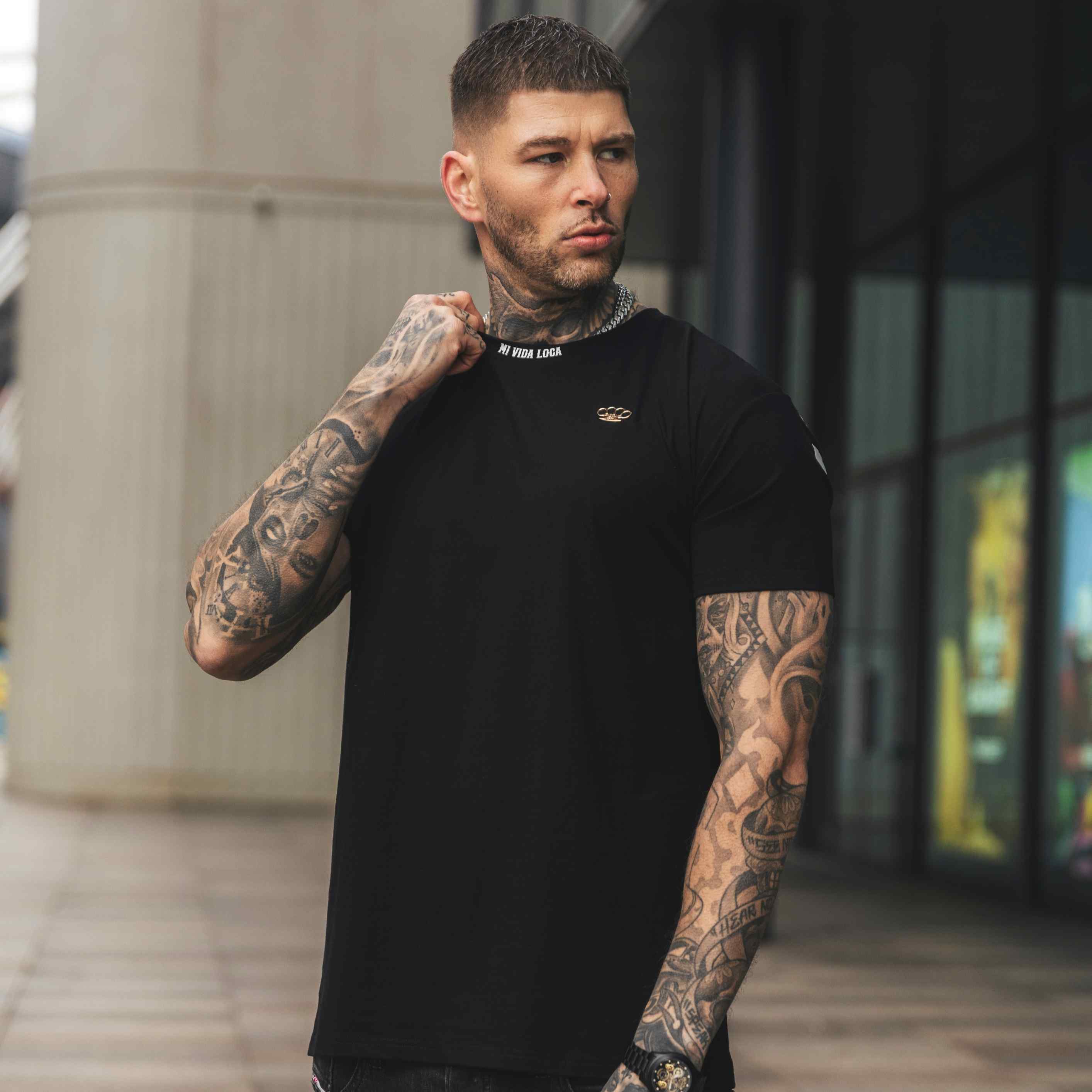 FTS-T-Shirt – schwarz