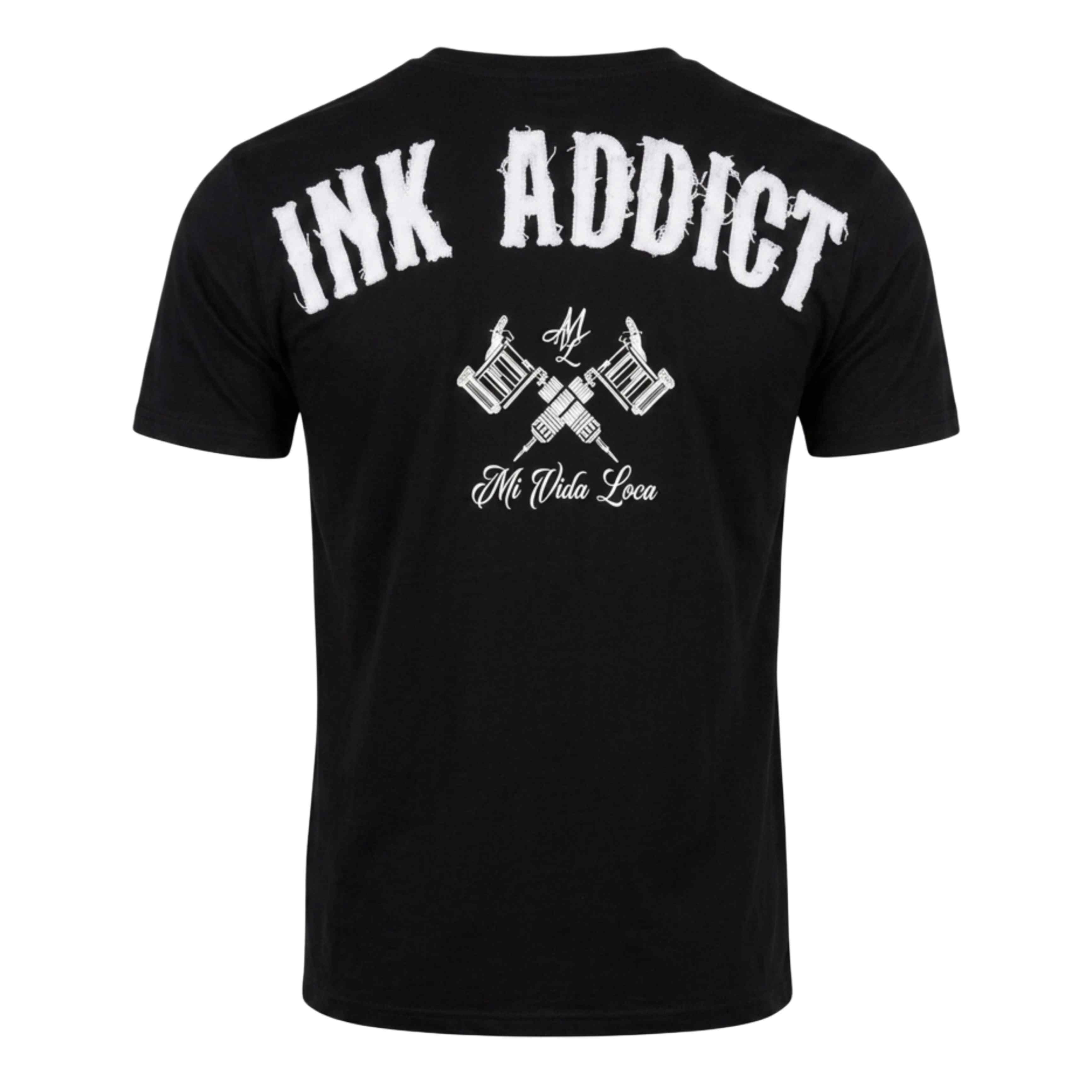 Maglietta "Ink addict" - nera