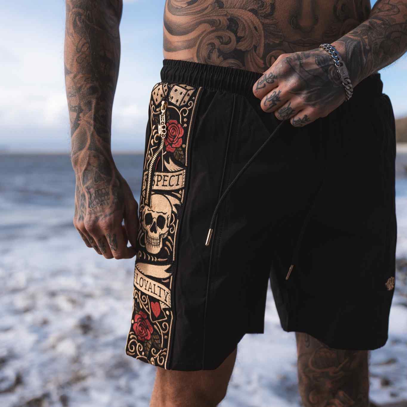Pantaloncini da nuoto LFR jogger - nero/colorati
