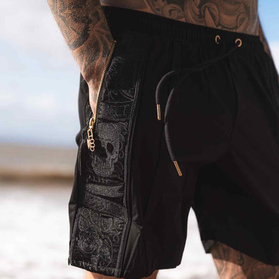 LFR jogger Yüzme şortu - siyah/siyah
