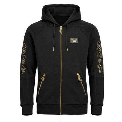 Şeker kafatası kapüşonlu sweatshirt - siyah