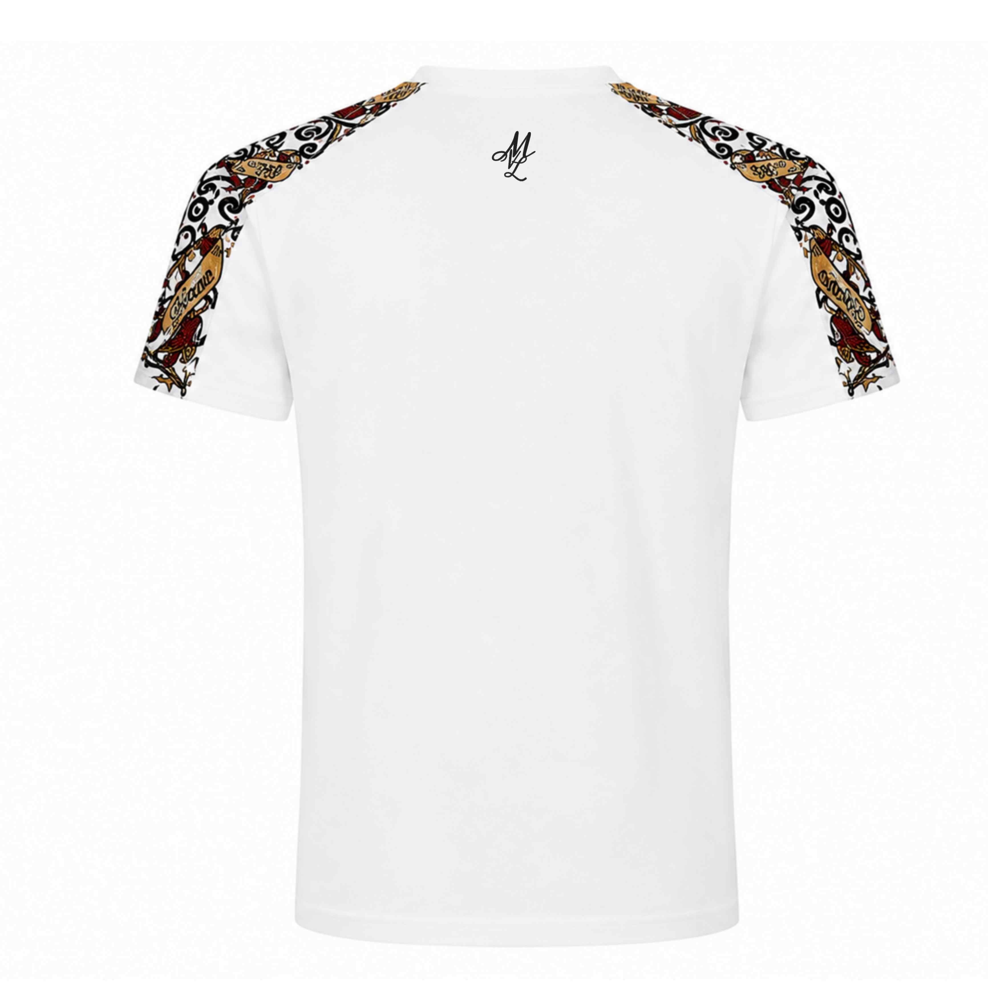 Camiseta decorada de Savage - blanca
