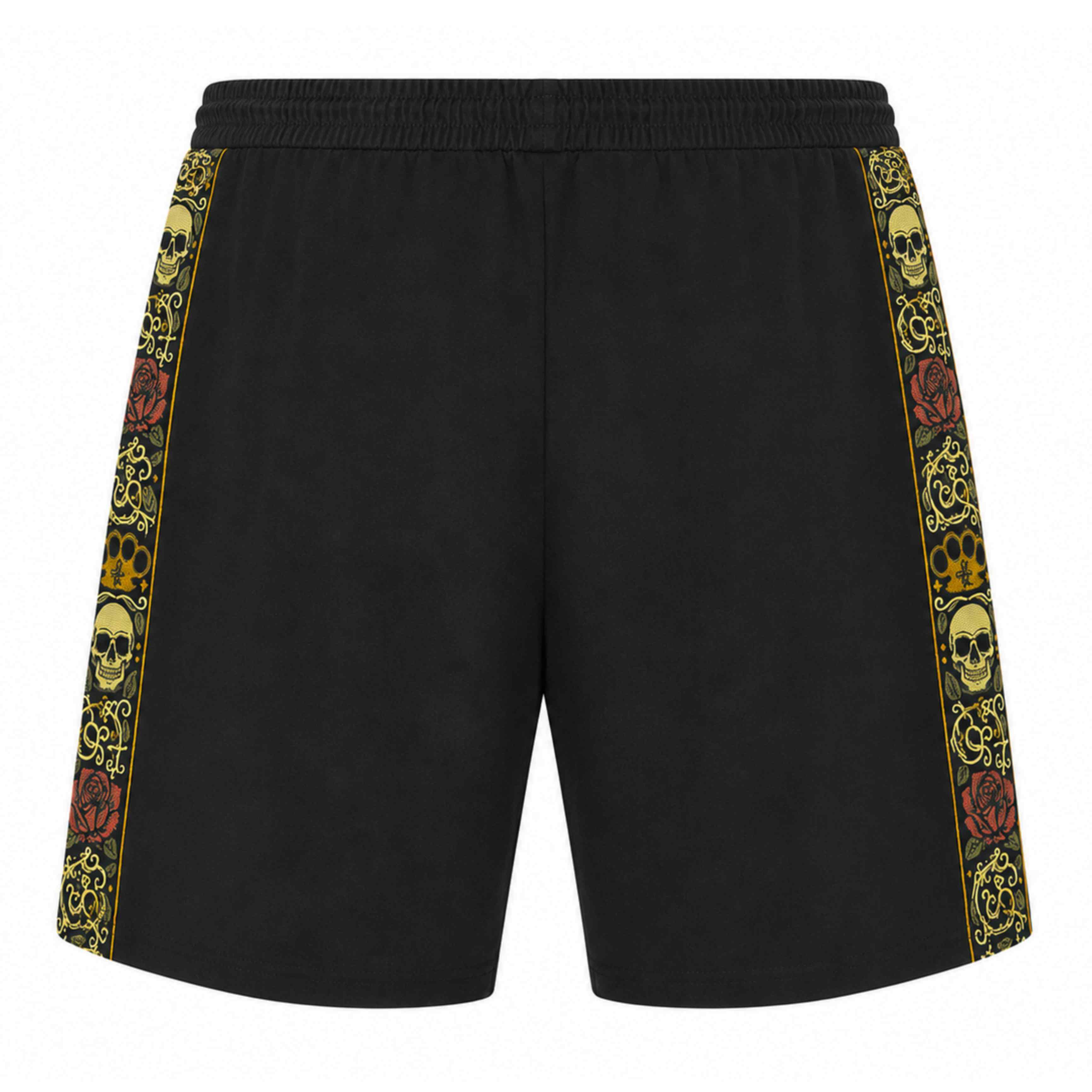 Calavera jogger shorts - black