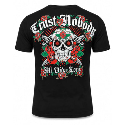 MVL „Trust nobody flower skull“ T-Shirt