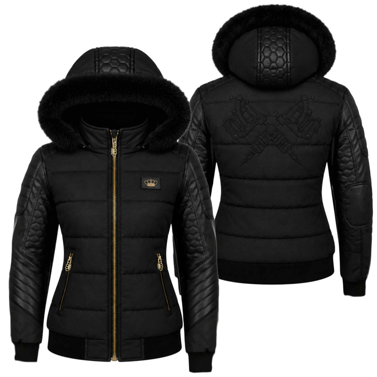 Veste d'hiver Tattooguns - femme