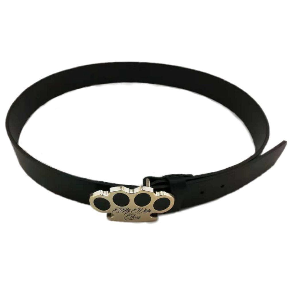 Ceinture en cuir MVL - or